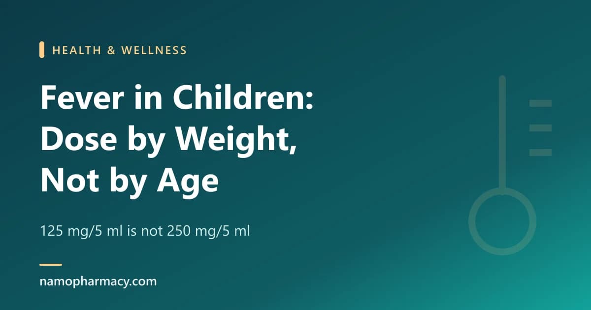 Fever in Children: Dose Paracetamol by Weight, Not by Age