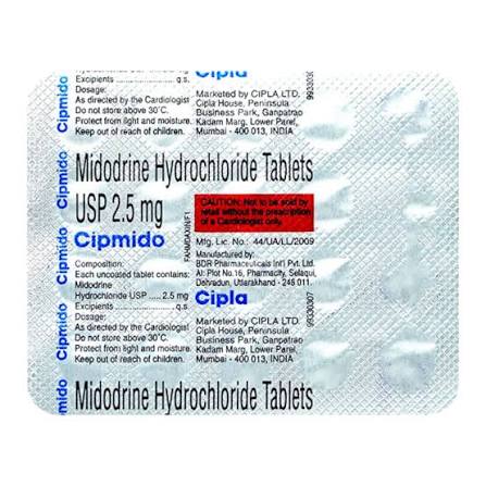 CIPMIDO 2.5MG TABLET