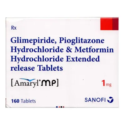 AMARYL MP 1MG TABLET