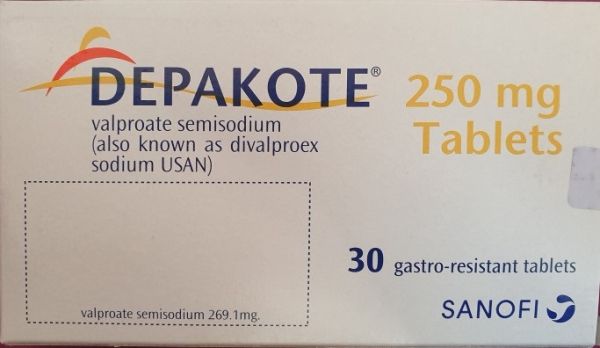 DEPAKOTE 250MG TABLET
