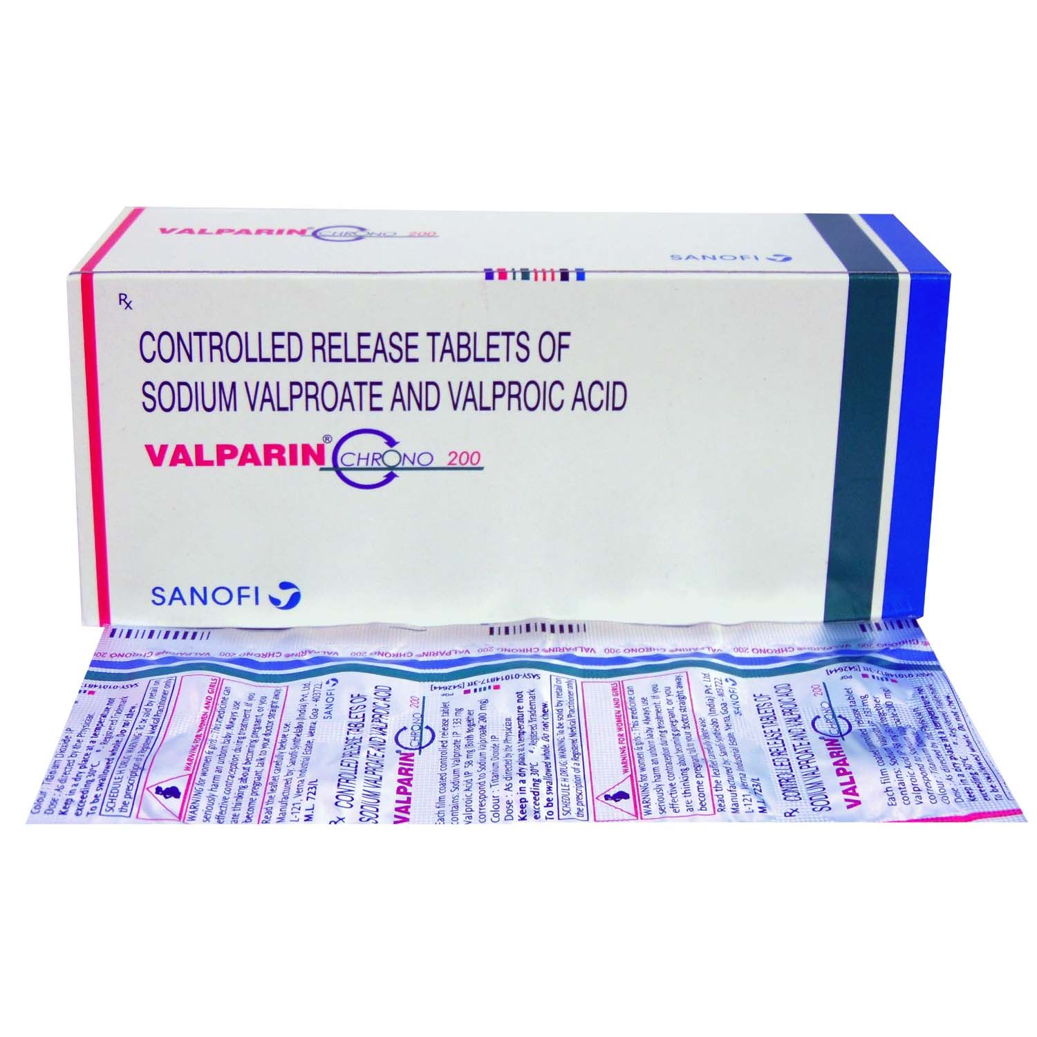 VALPARIN CHRONO 200 TABLET