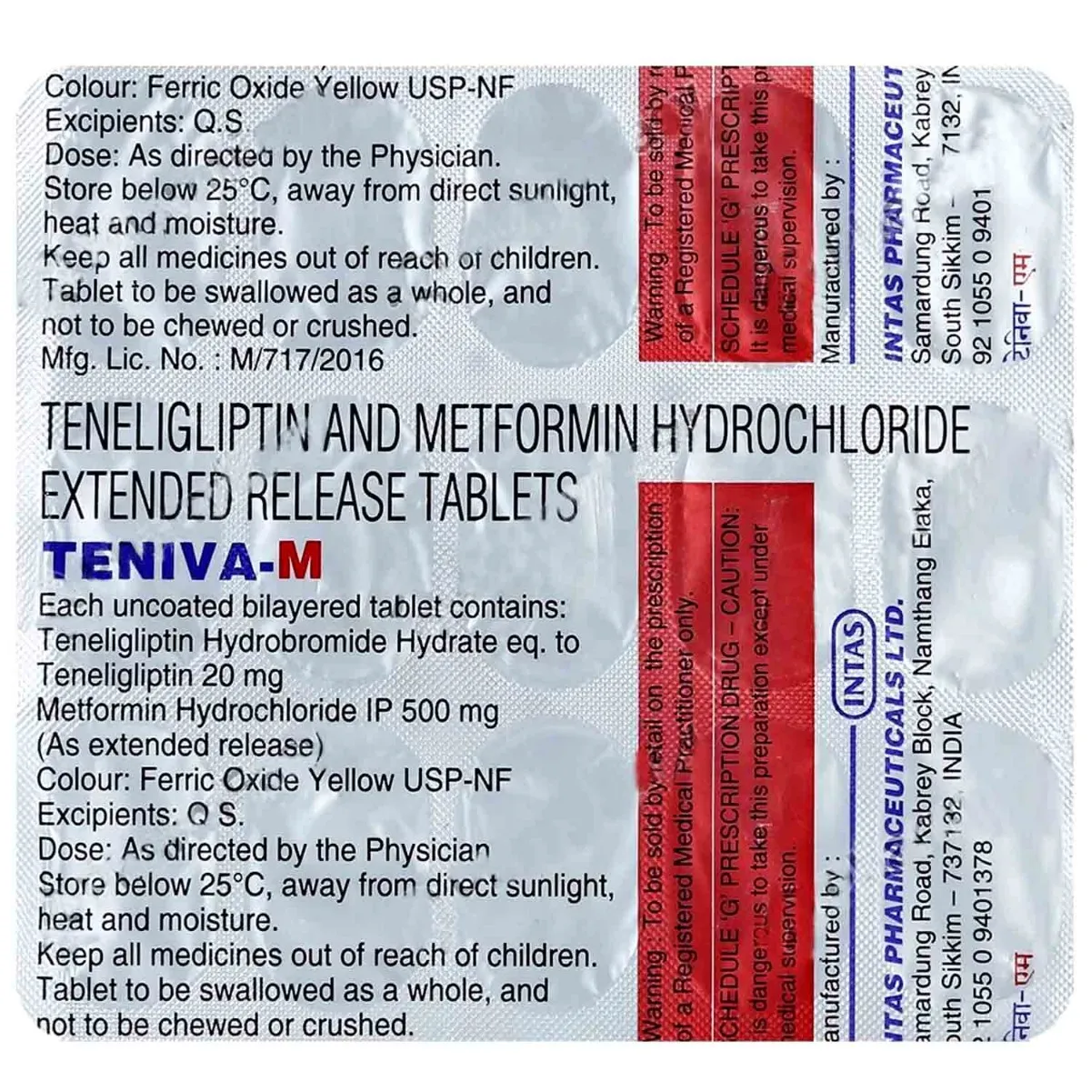 TENIVA-M TABLET