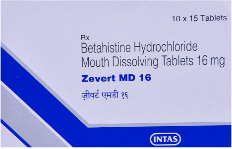 Zevert MD 16mg Tablets