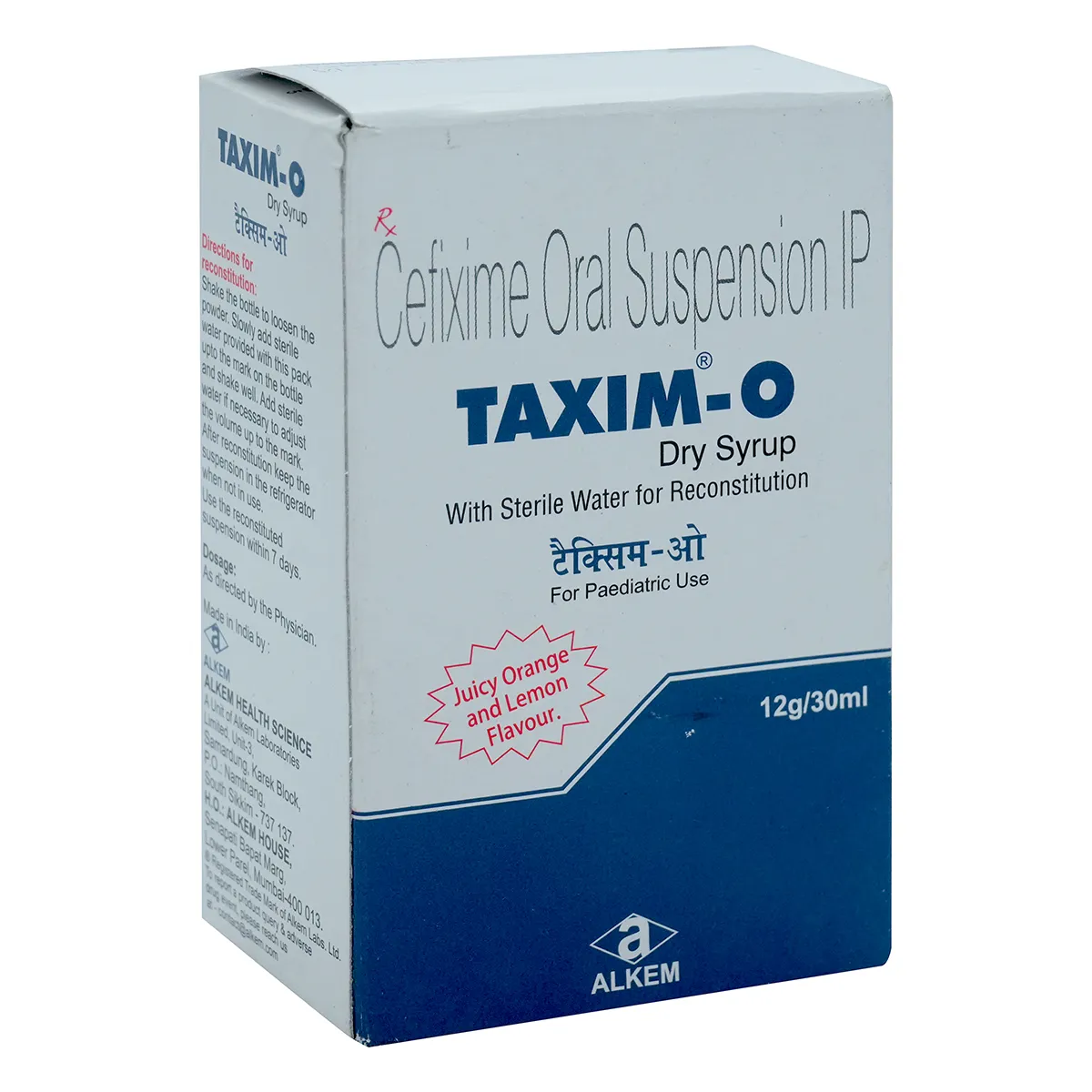 TAXIM-O DRY  SYRUP