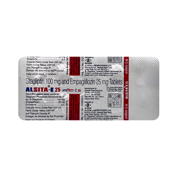 Alsita E 25mg Tablets