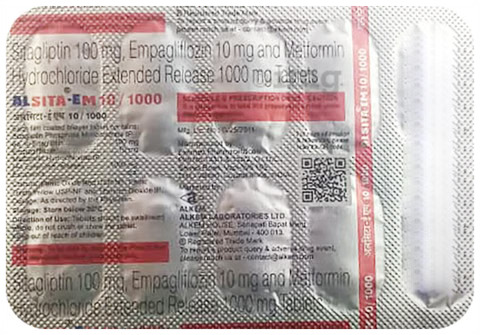 Alsita Em 25-1000mg Tablets