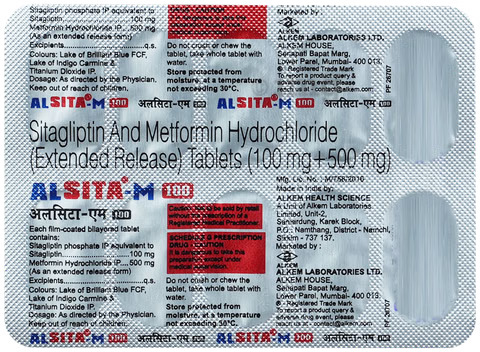 Alsita M 100mg Tablets