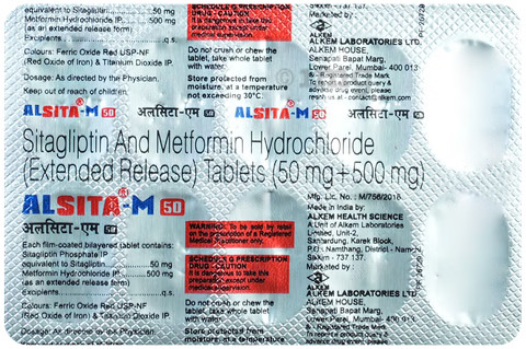 Alsita M 50mg Tablets