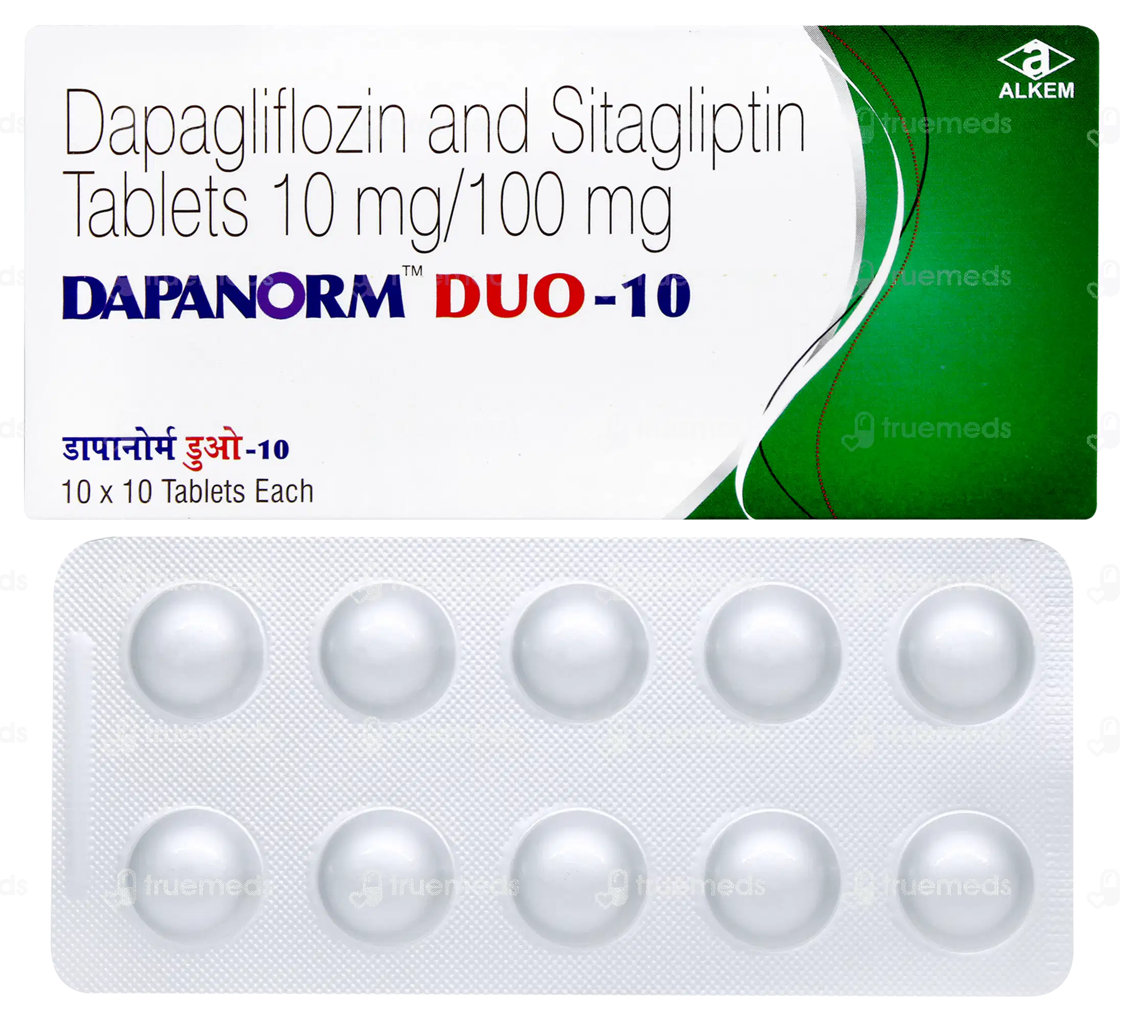 Dapanorm Duo 10mg Tablets