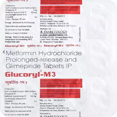 GLUCORYL M3 Tablets