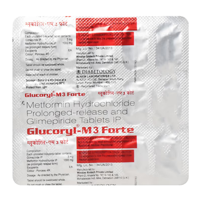 GLUCORYL-M3 FORTE TABLET