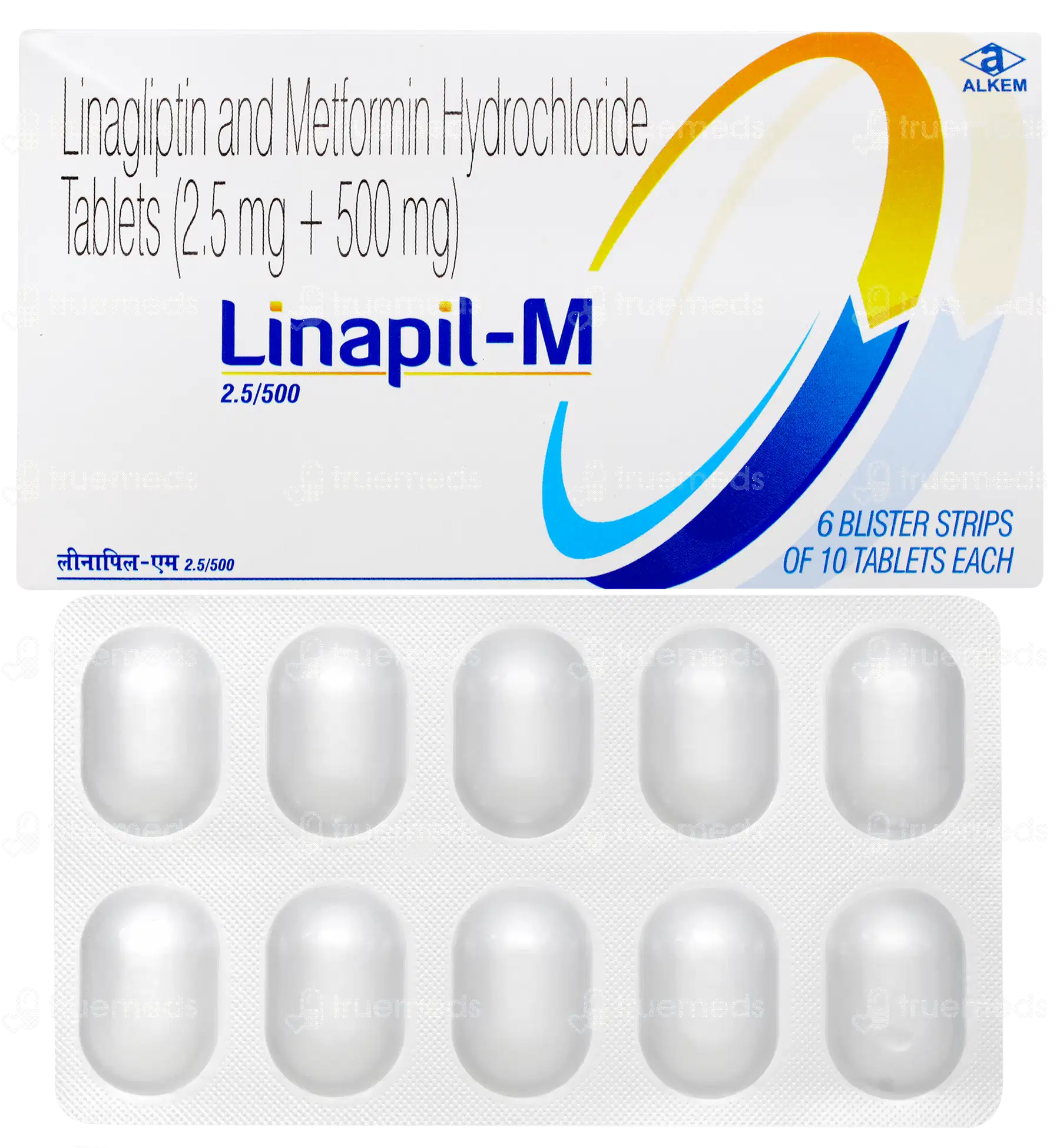LINAPIL M 2.5-500mg Tablets