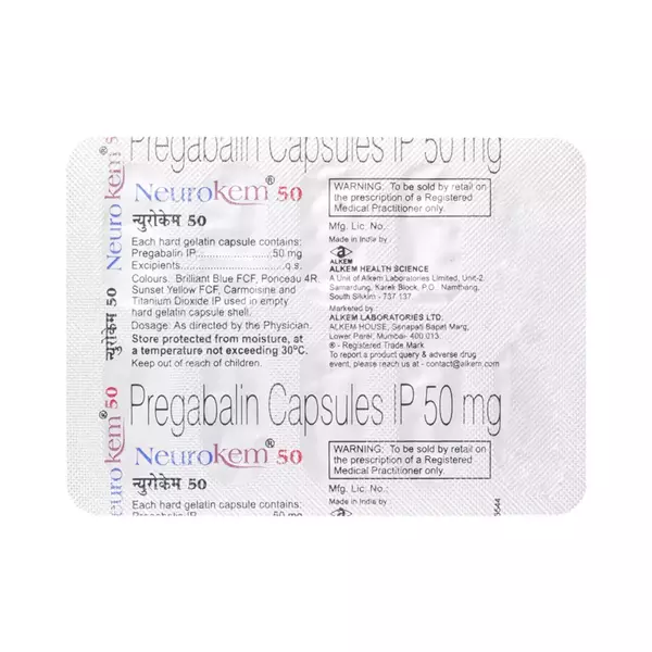 NEUROKEM 50MG CAPSULE