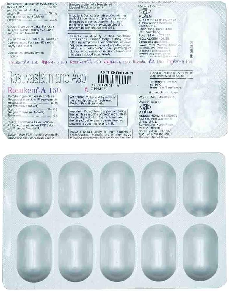 ROSUKEM A 150MG Capsules