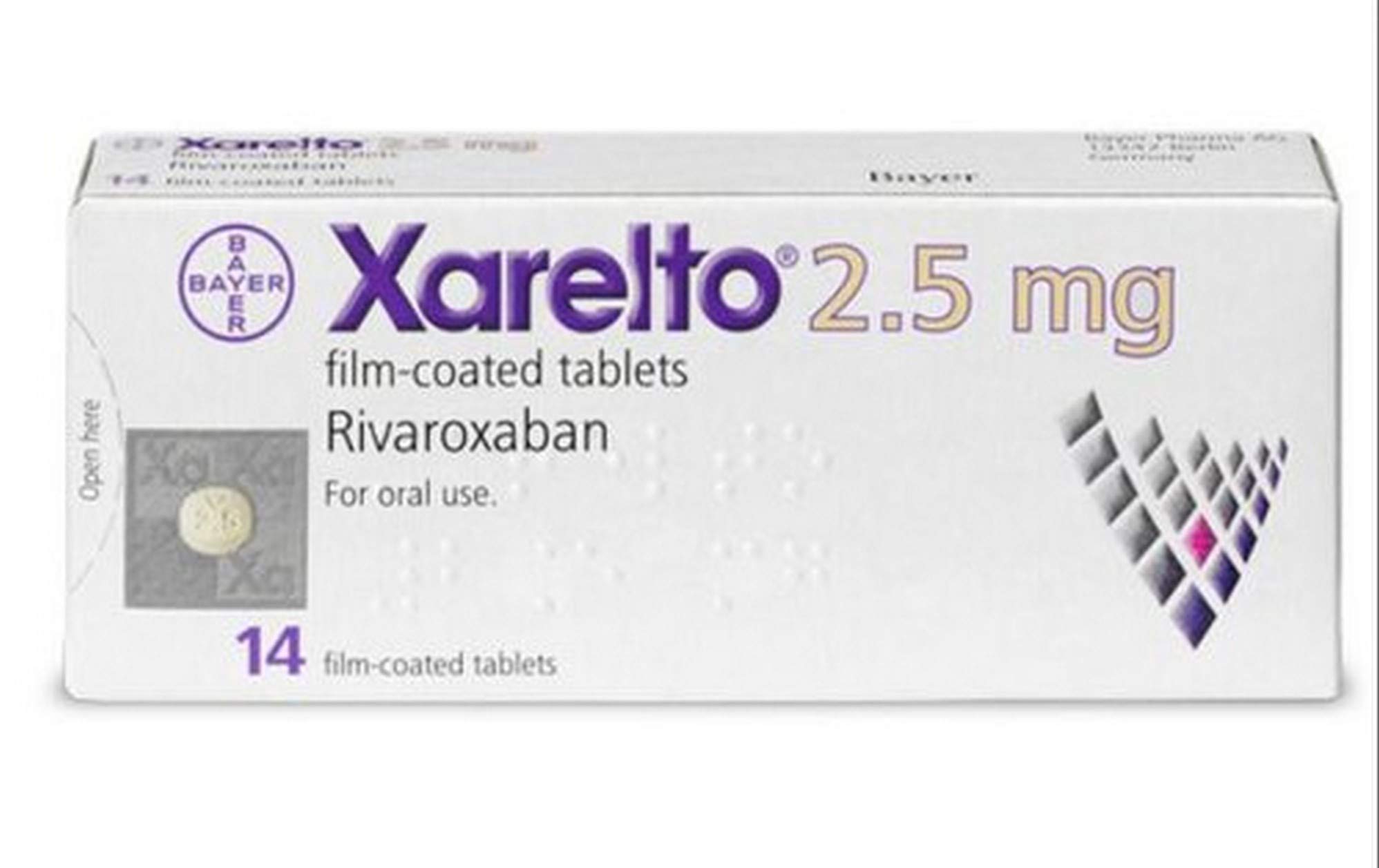 XARELTO 2.5MG TABLET