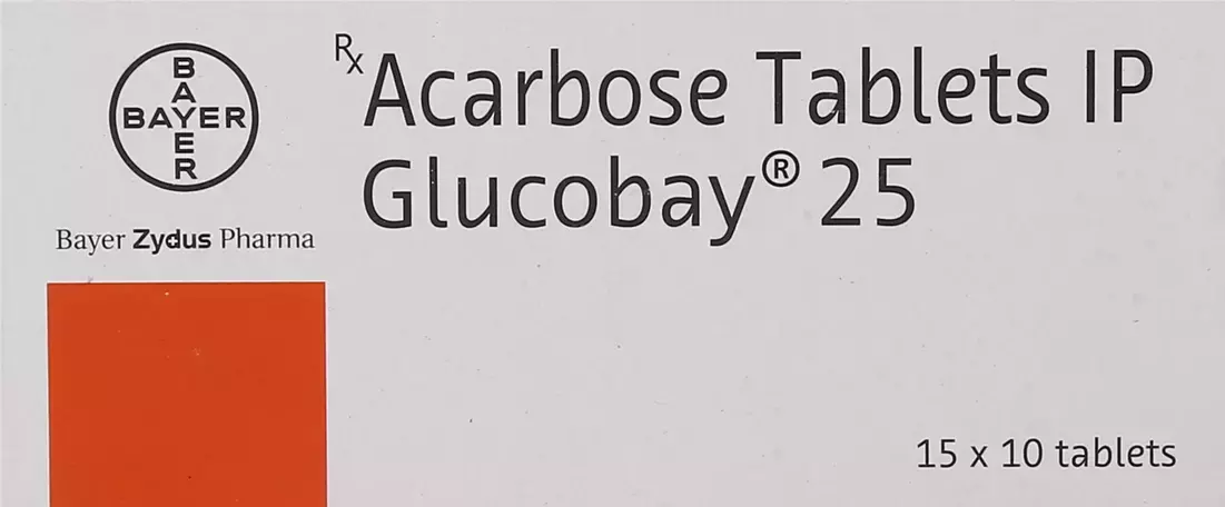 GLUCOBAY 25MG TABLET