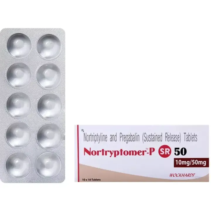 Nortryptomer P SR 50mg Tablets