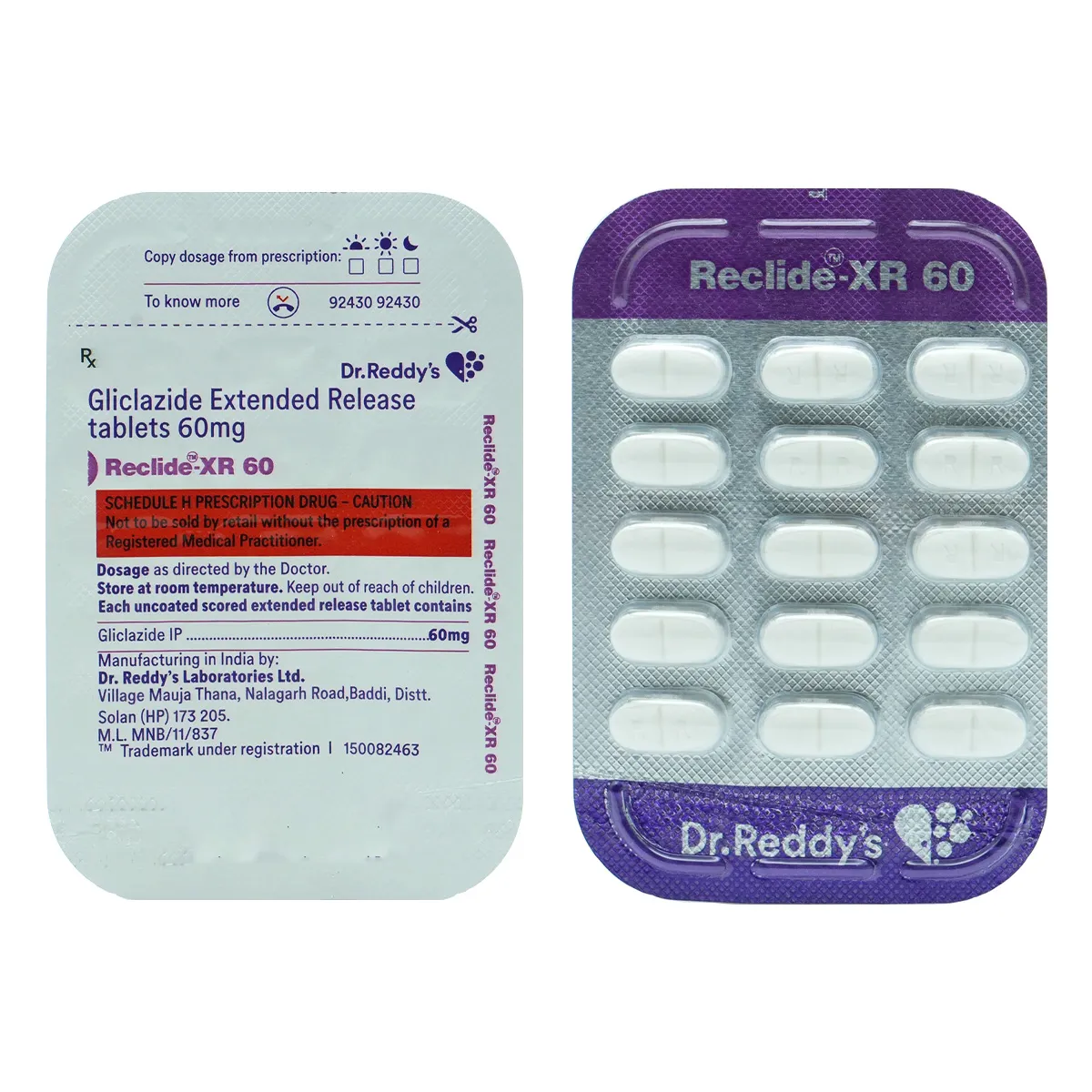 RECLIDE XR 60 TABLET