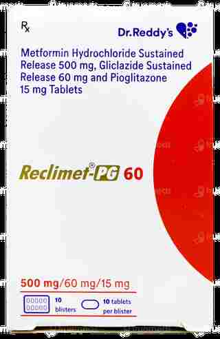 Reclimet PG 60mg Tablets