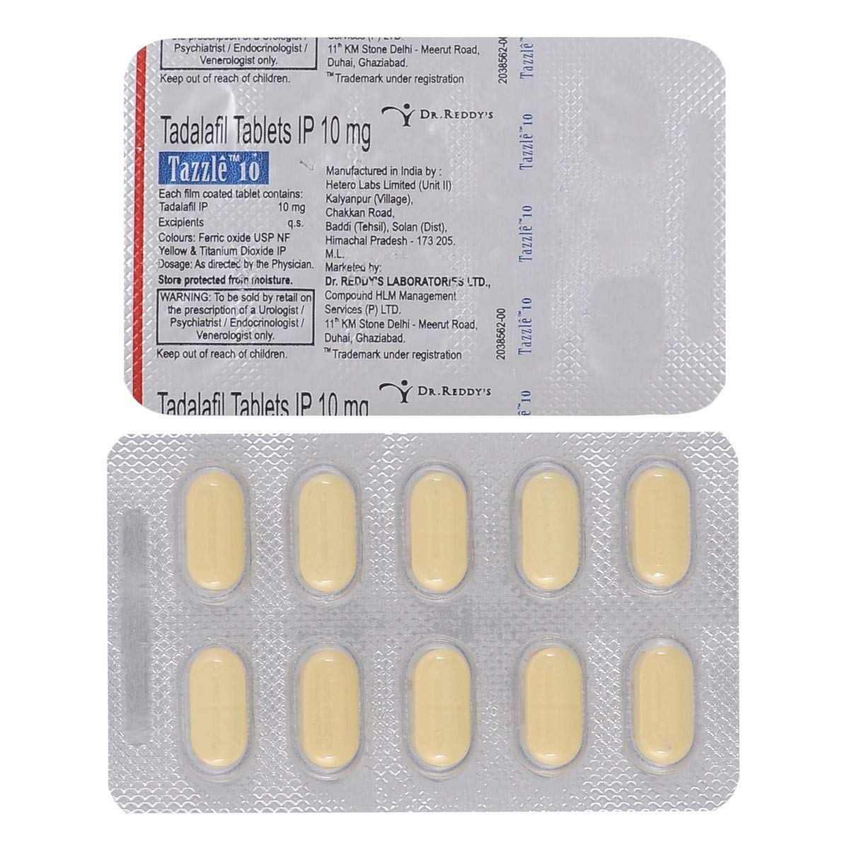 TAZZLE 10MG TABLET