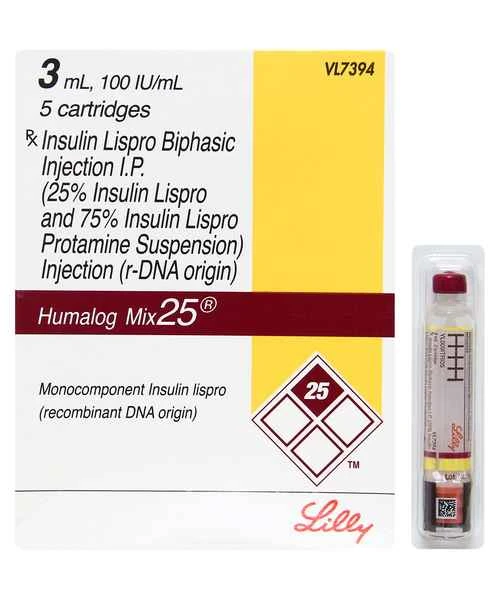 HUMALOG MIX 25 CARTRIDGE