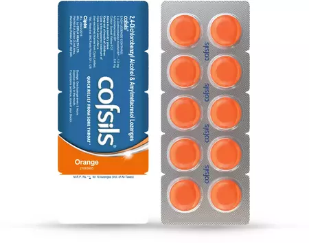 COFSILS LOZENGES ORANGE 10'S