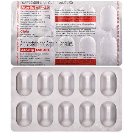 ATORLIP ASP 20MG CAPSULE