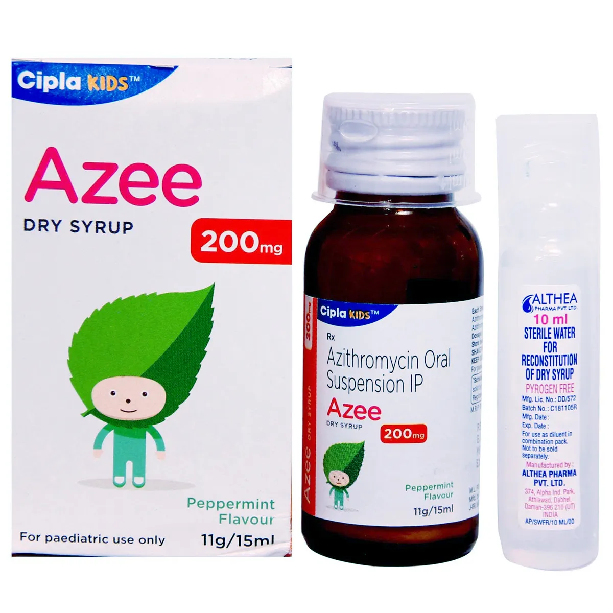 AZEE 200 DRY SYRUP