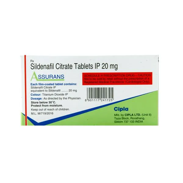 ASSURANS 20MG TABLET
