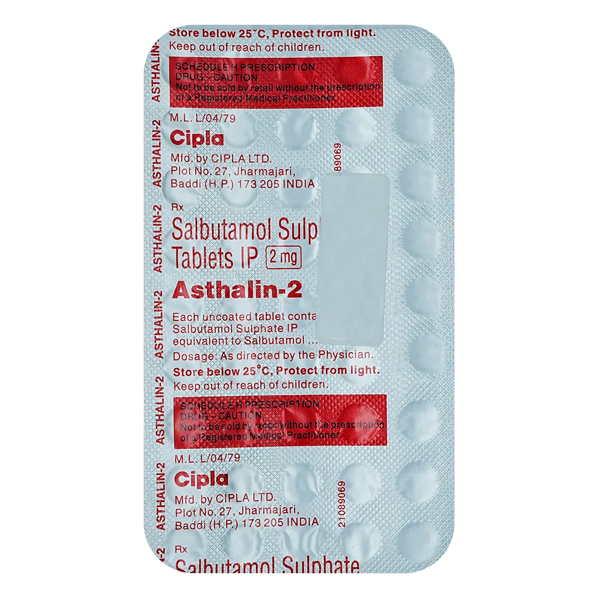 ASTHALIN 2 TABLET