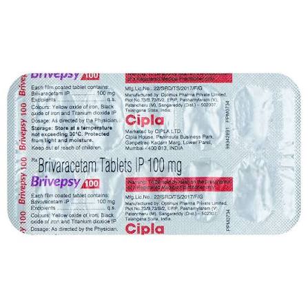 BRIVEPSY 100MG TABLET