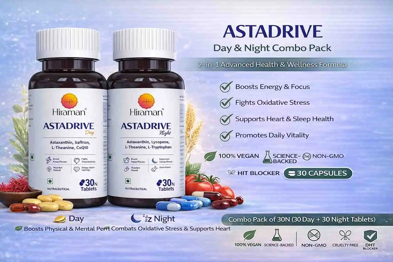ASTADRIVE COMBO PACK OF DAY & NIGHT (30 EACH)TABLET